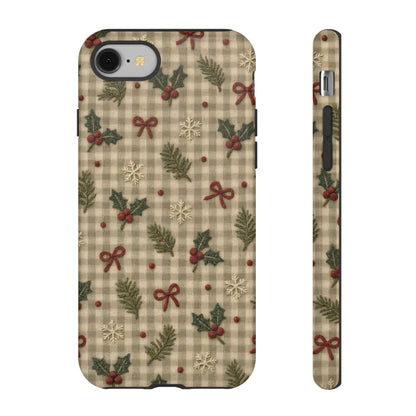 Gingham Holly Tough Case