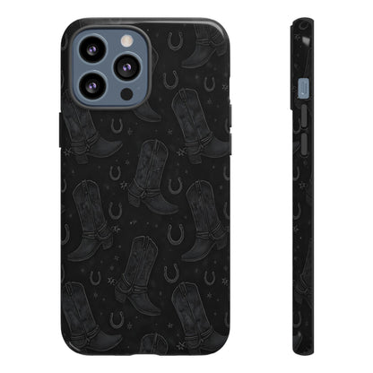 Western Noir Boots Tough Case