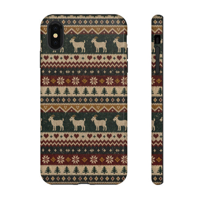 Fair Isle Goats Tough Case