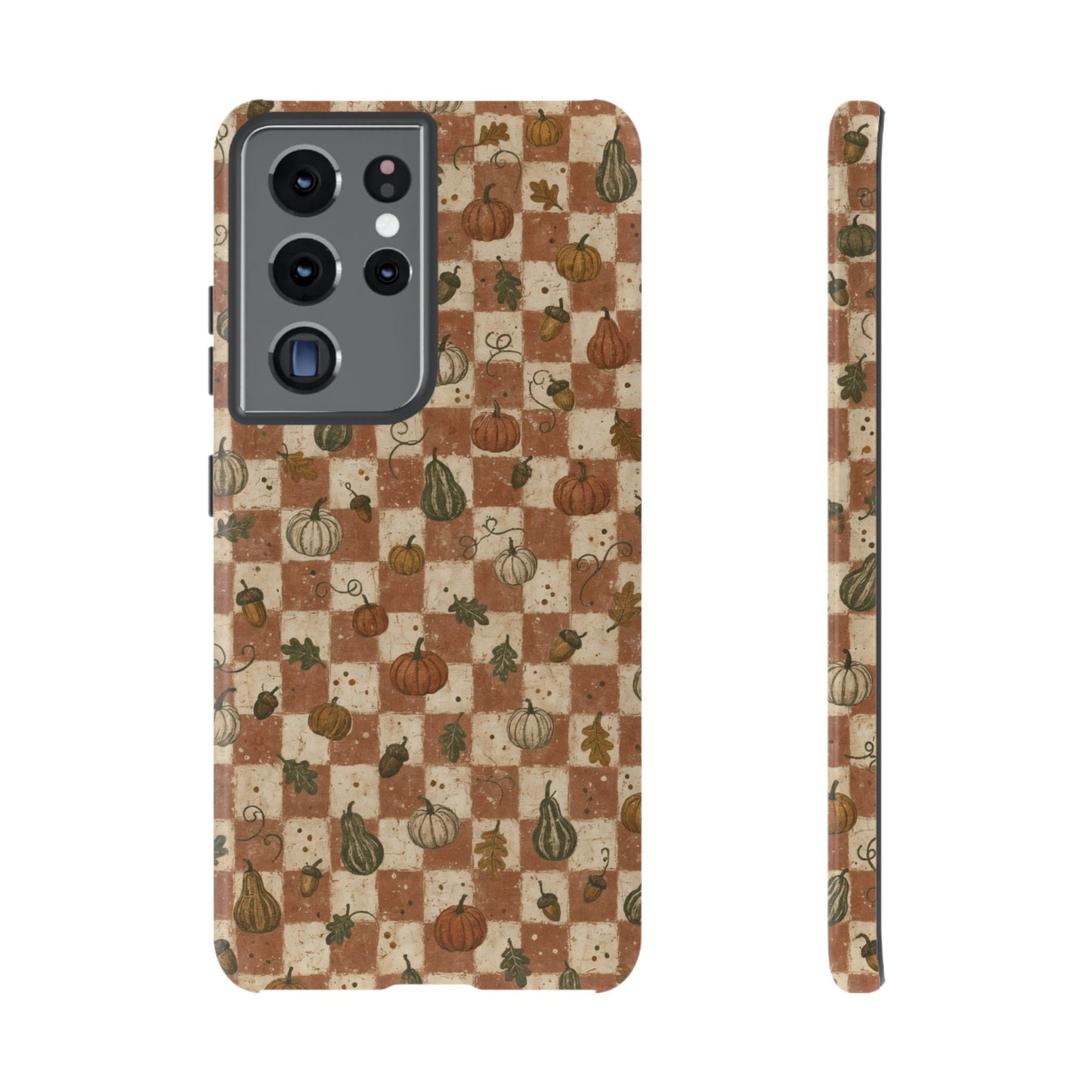 Pumpkin Checker Tough Case