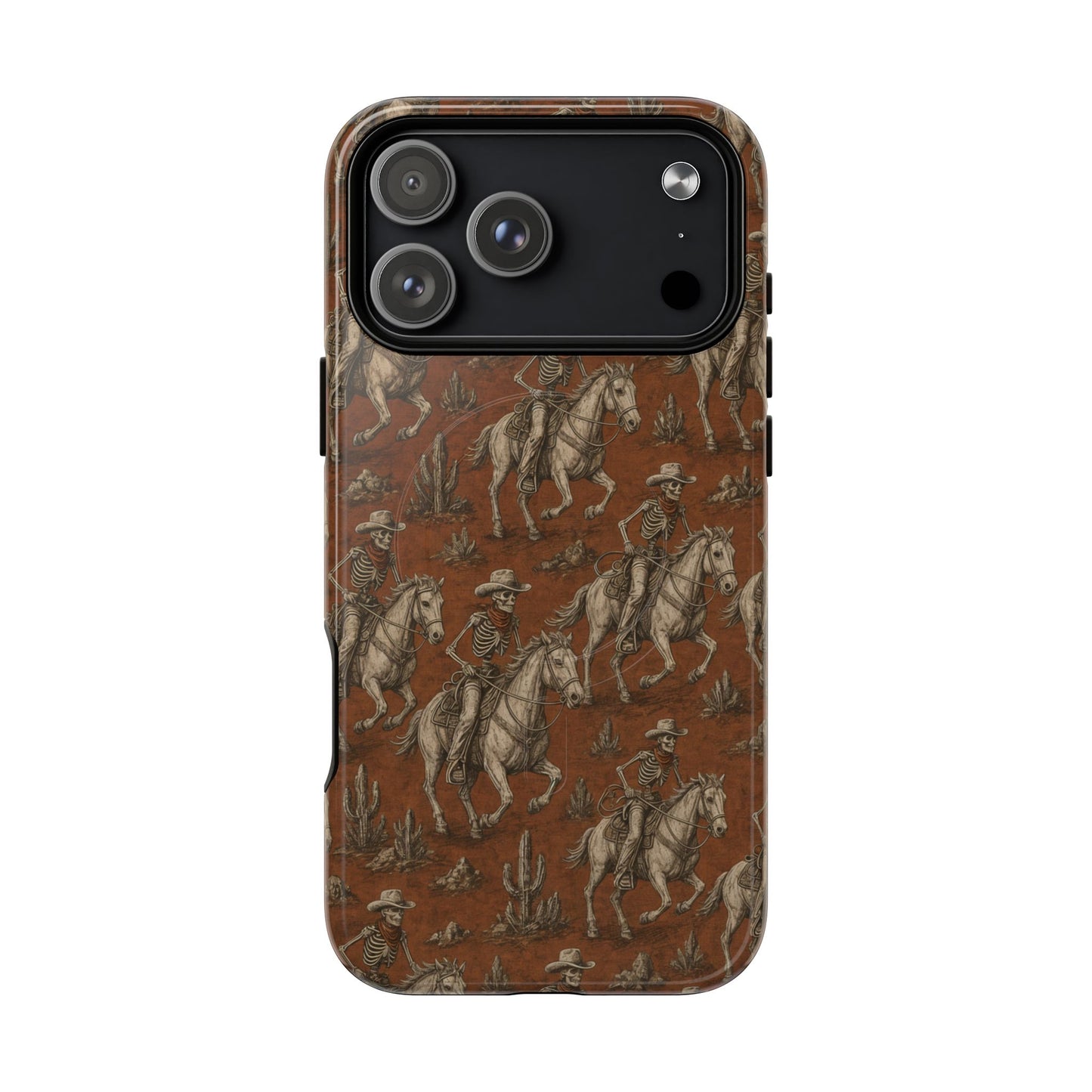 Skeleton Cowboy Ride Magnetic Case
