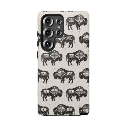 Aztec Buffalo Tough Phone Case