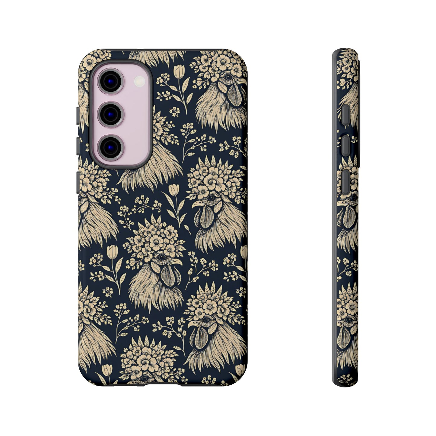 Floral Rooster Tough Case