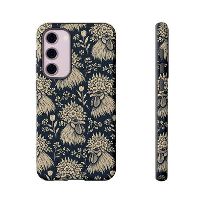 Floral Rooster Tough Case