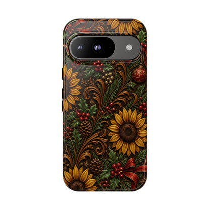 Christmas Sunflowers Tough Case