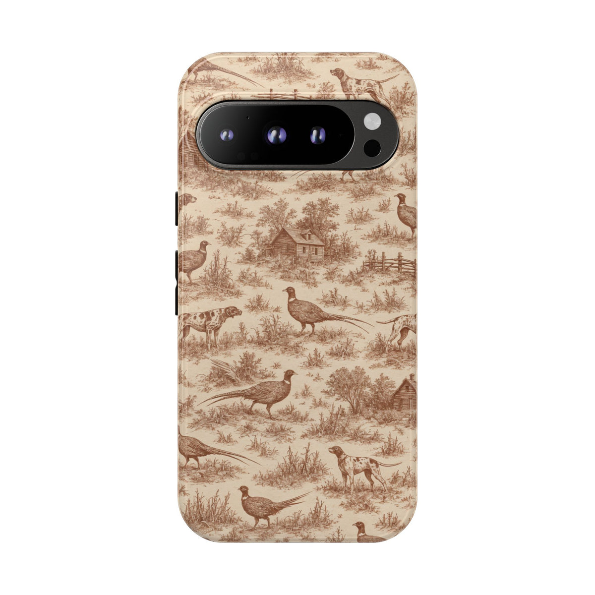 Pheasant Toile Tough Case