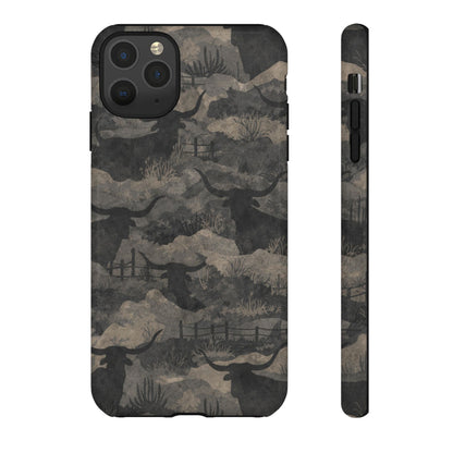 Camo Longhorns Tough Case