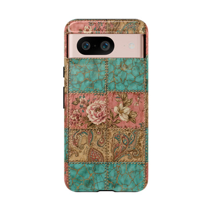 Turquoise Paisley Tough Case