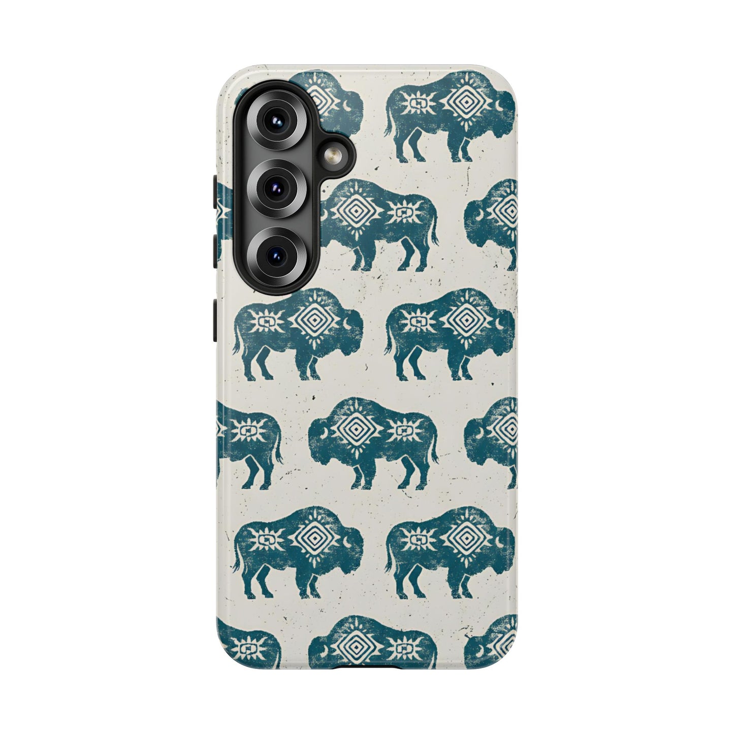 Teal Aztec Buffalo Tough Case