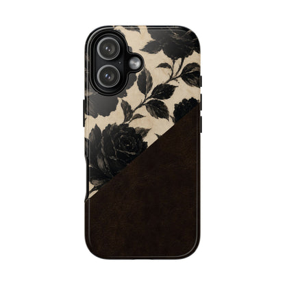 Rose Leather Tough Case