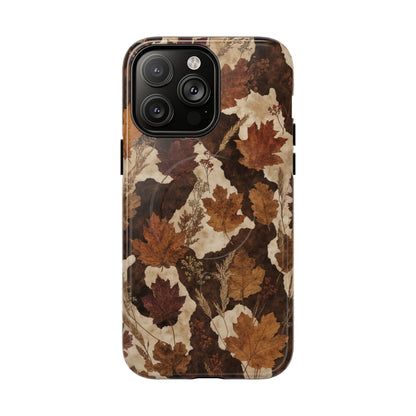 Autumn Cowhide Magnetic Case