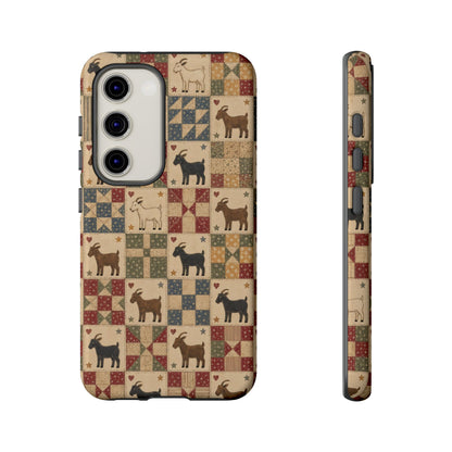 Goat Quilt Tough Case