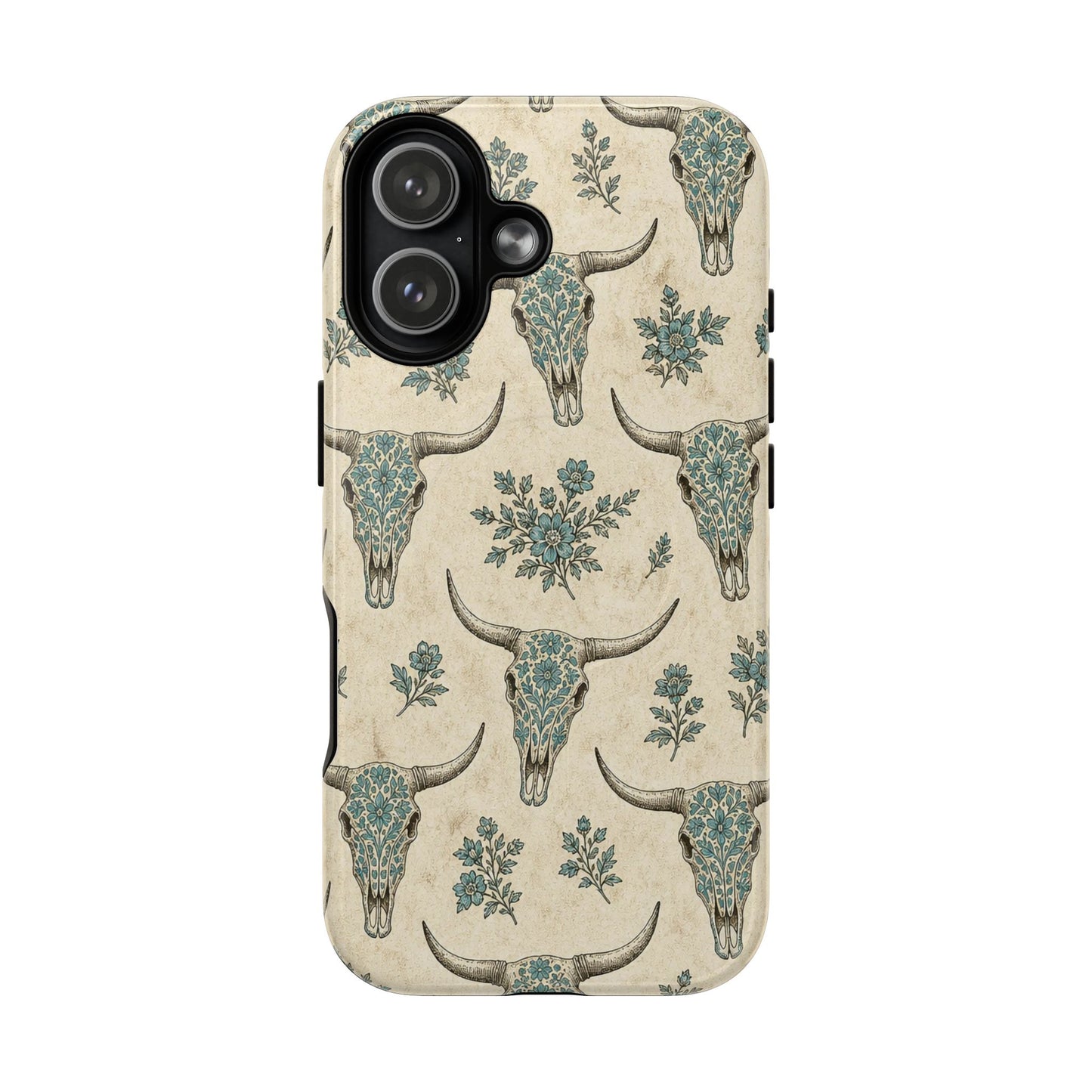 Sacred Bull Skull Magnetic Case