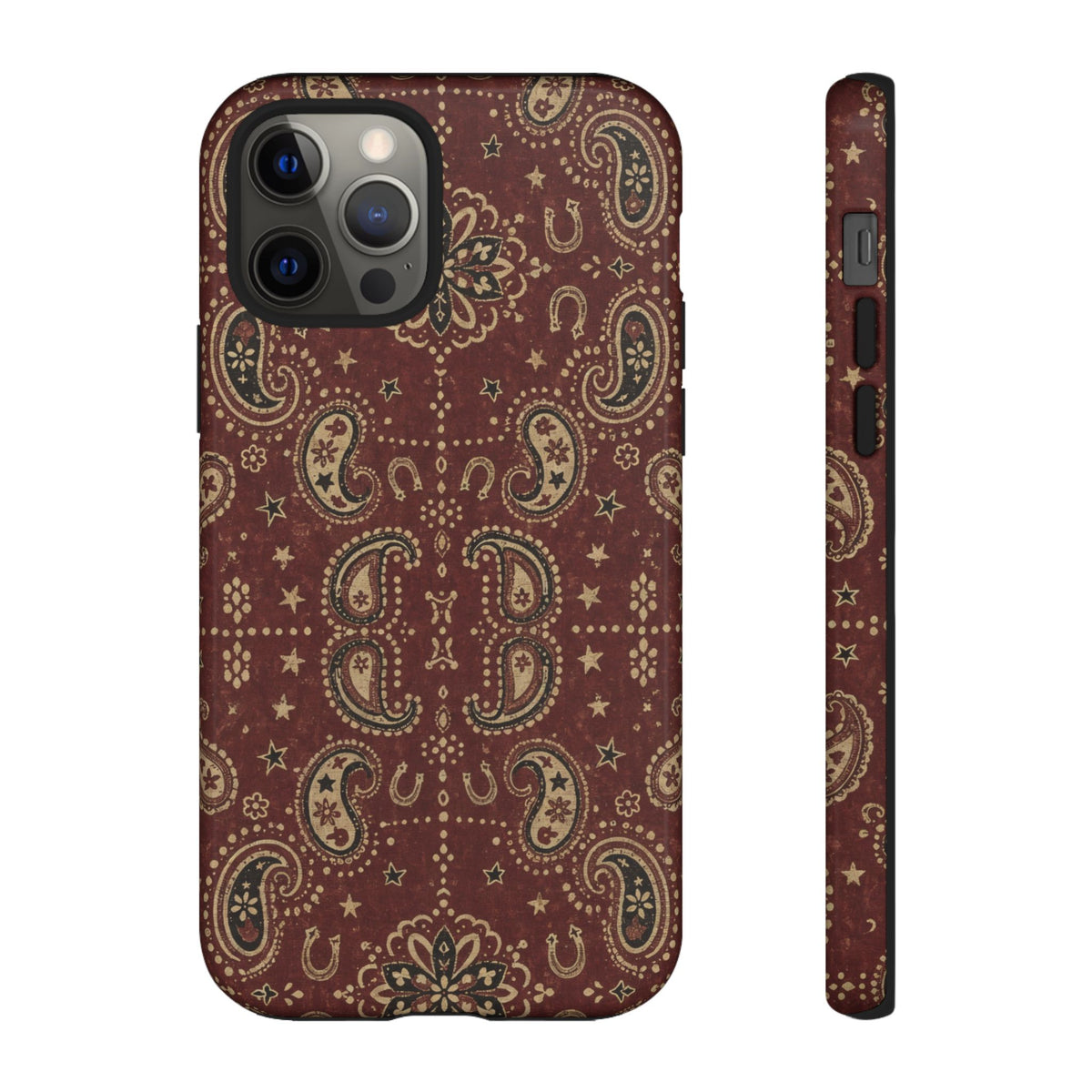 Burgundy Bandana Tough Case