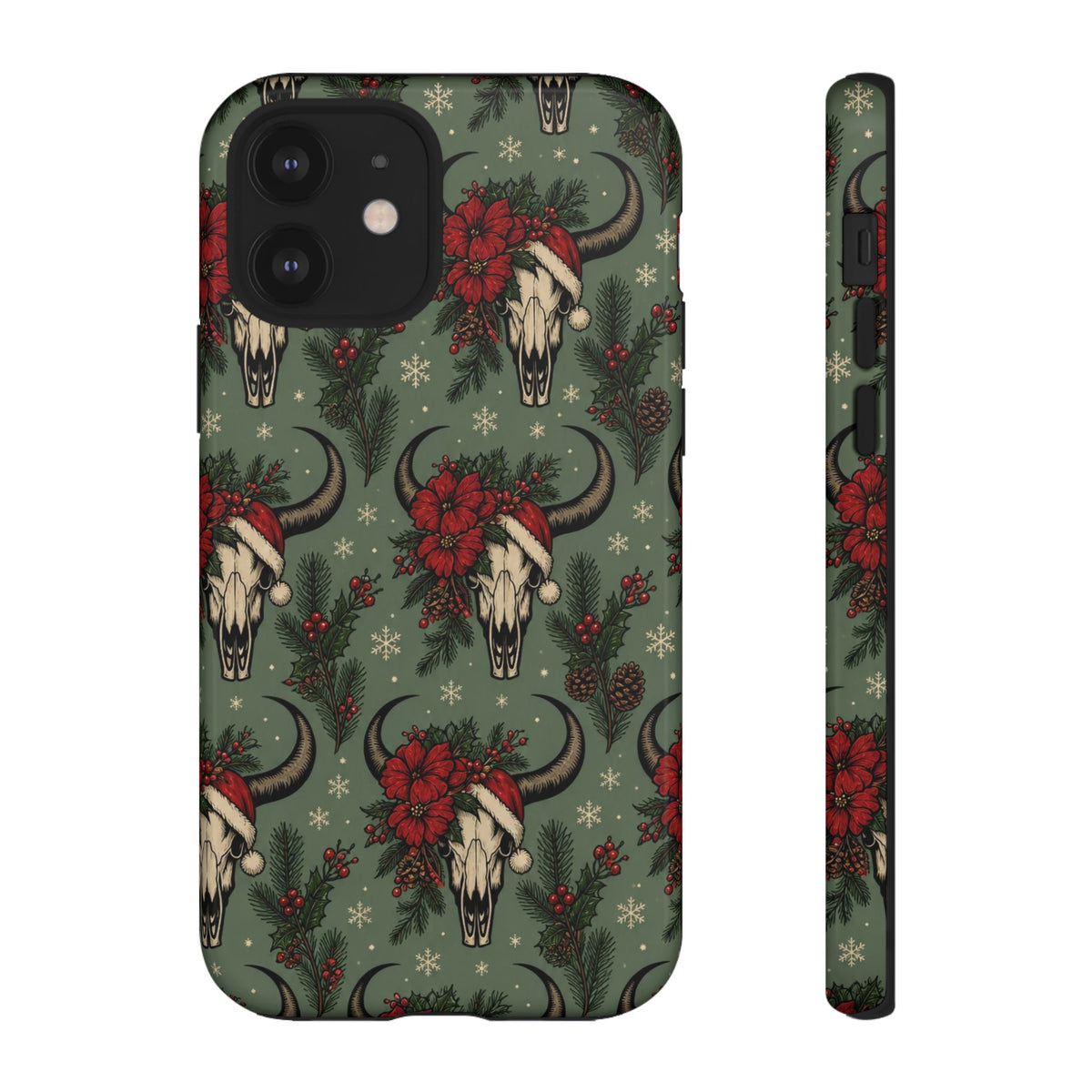 Santa Bull Skulls Tough Case
