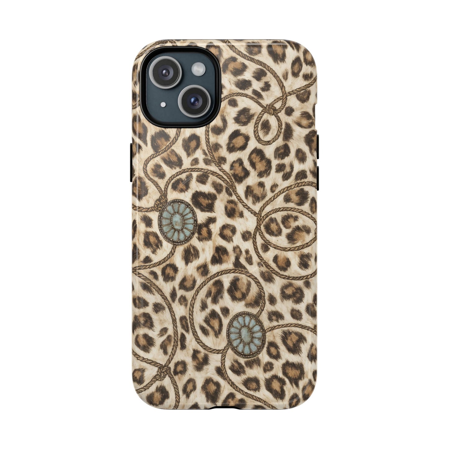 Leopard Rope Conchos Magnetic Case