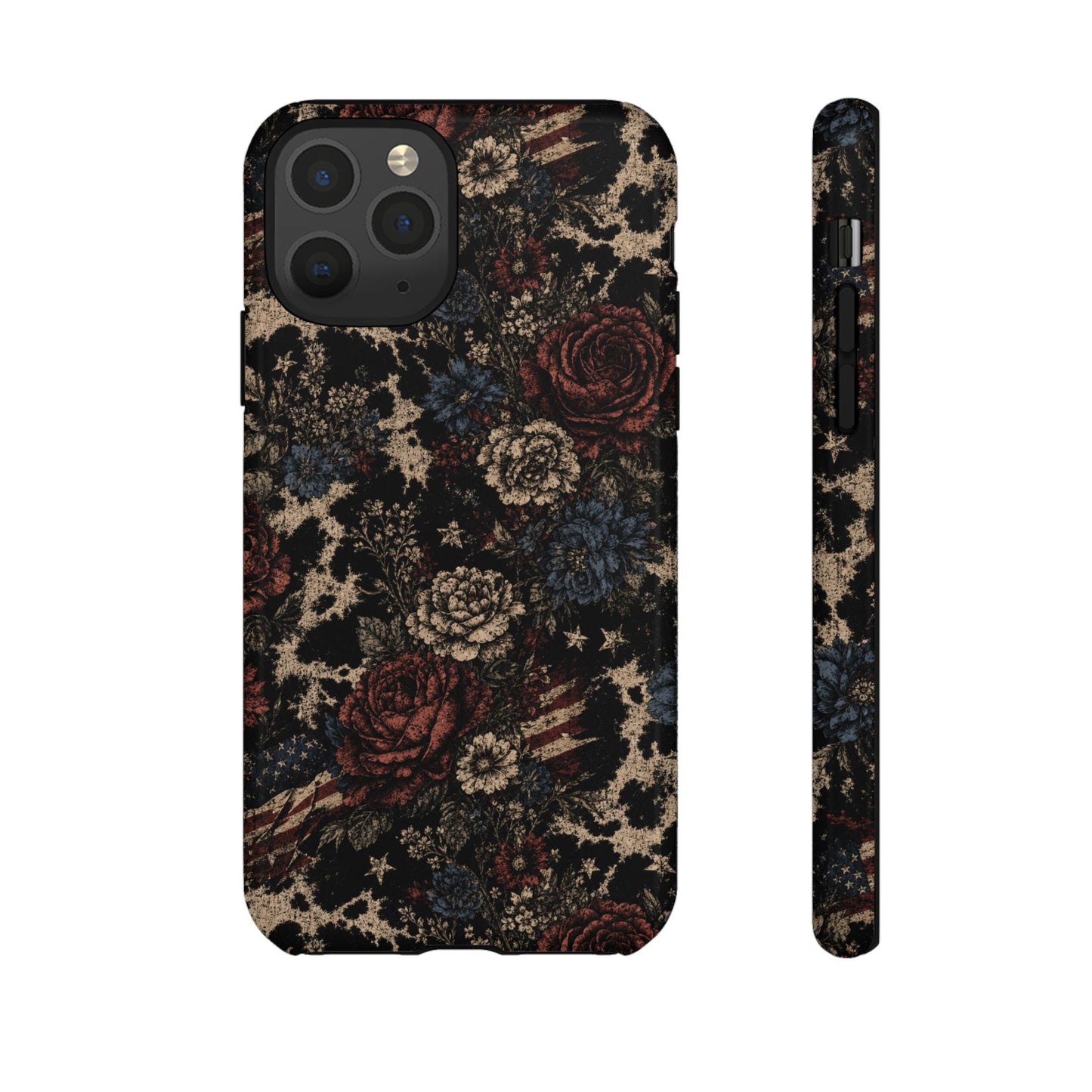 USA Cowhide Bloom Tough Case