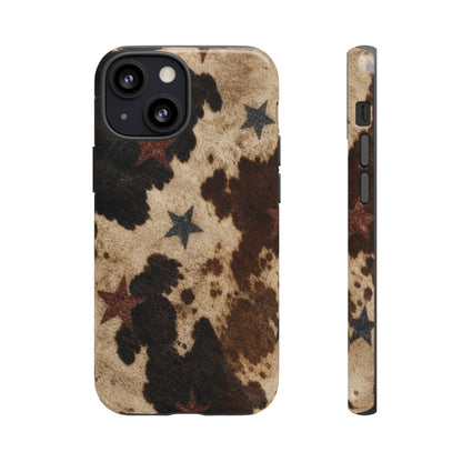 Stars And Cowhide Tough Case