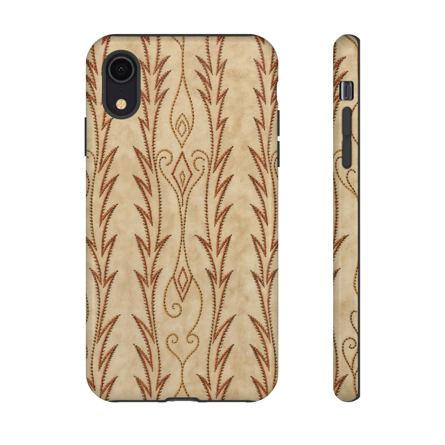 Boot Stitch Cream Tough Case