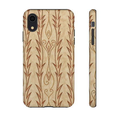 Boot Stitch Cream Tough Case