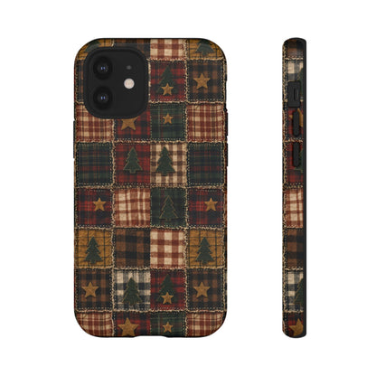 Christmas Rag Quilt Tough Case