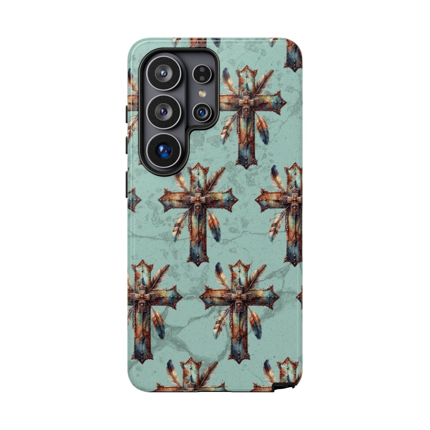 Crosses And Feathers Tough Case