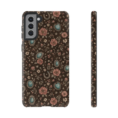 Turquoise Roses Tough Case