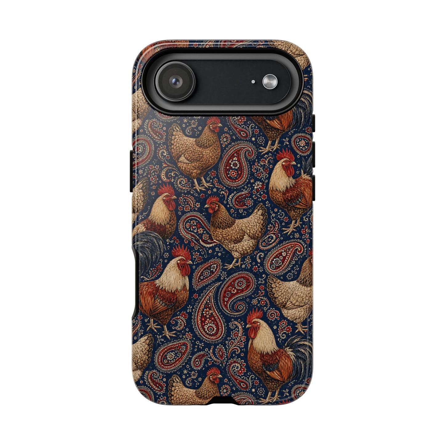 Patriotic Paisley Chickens Tough Case