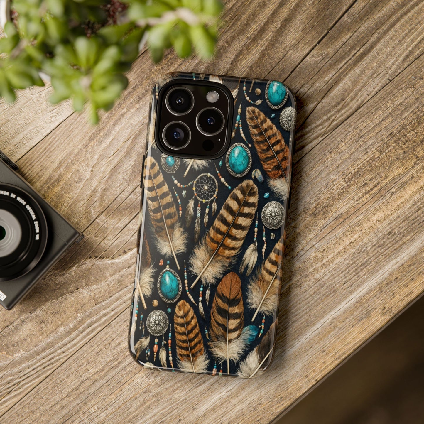 Southwest Feather Tough Case