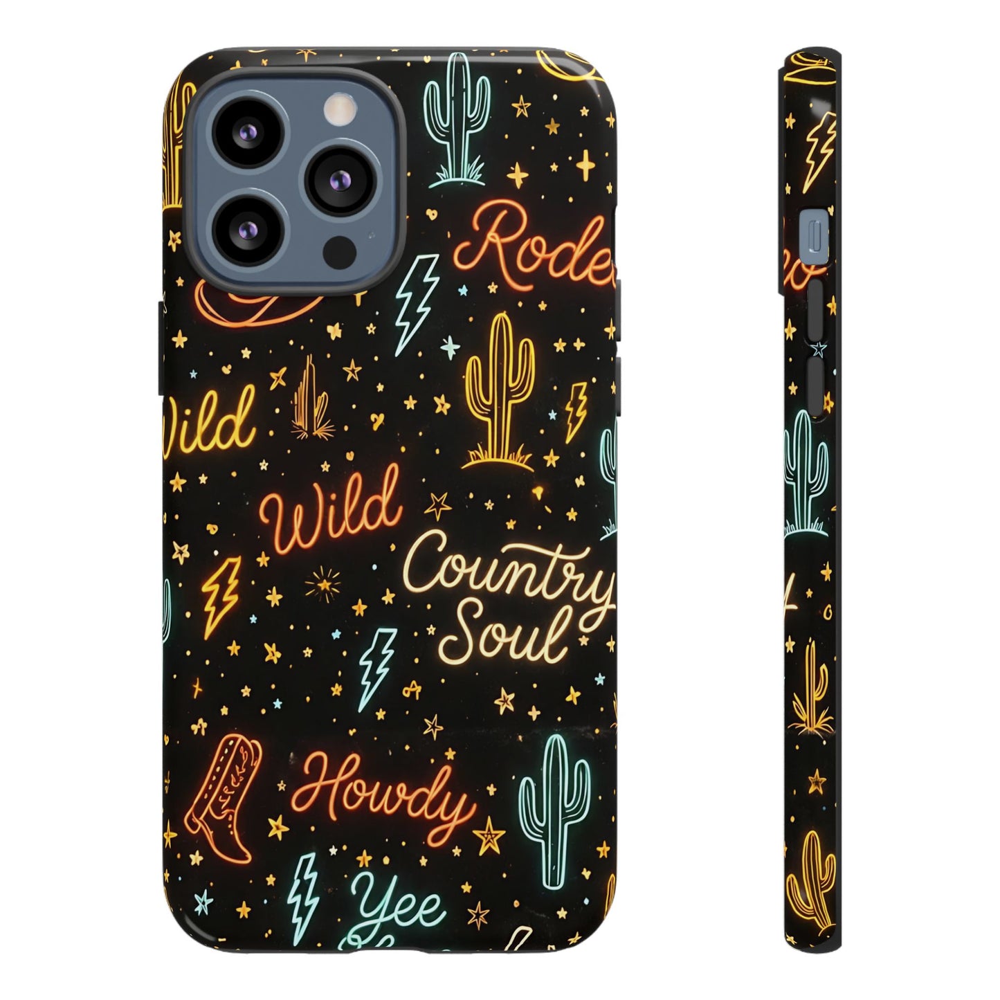 Neon Western Script Tough Case