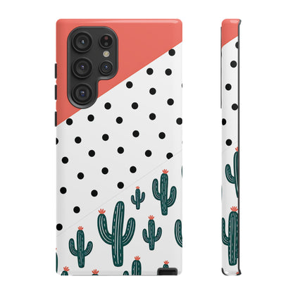 Polka Dot Cactus Tough Case