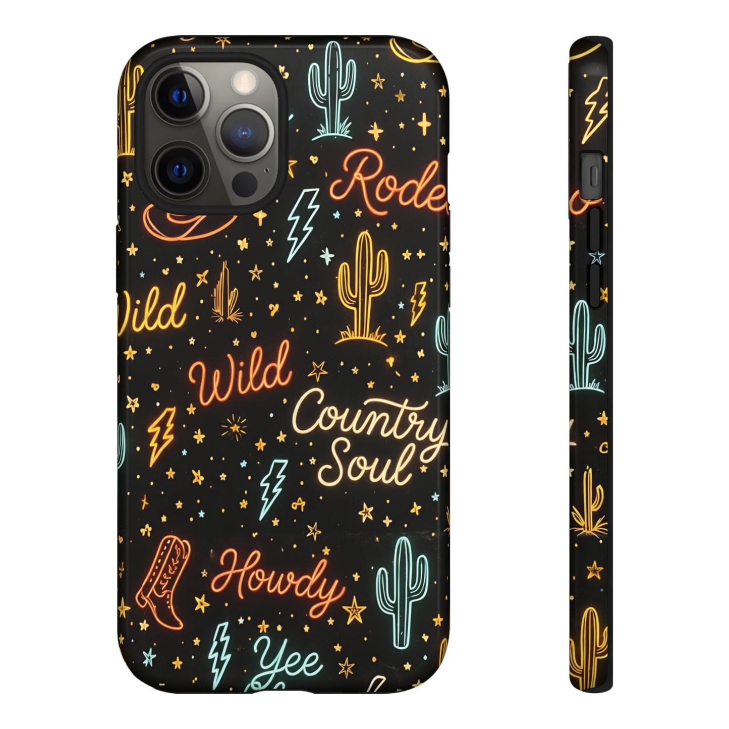 Neon Western Script Tough Case