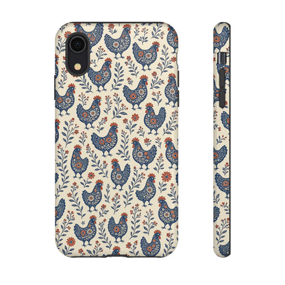 Folk Hens Tough Case