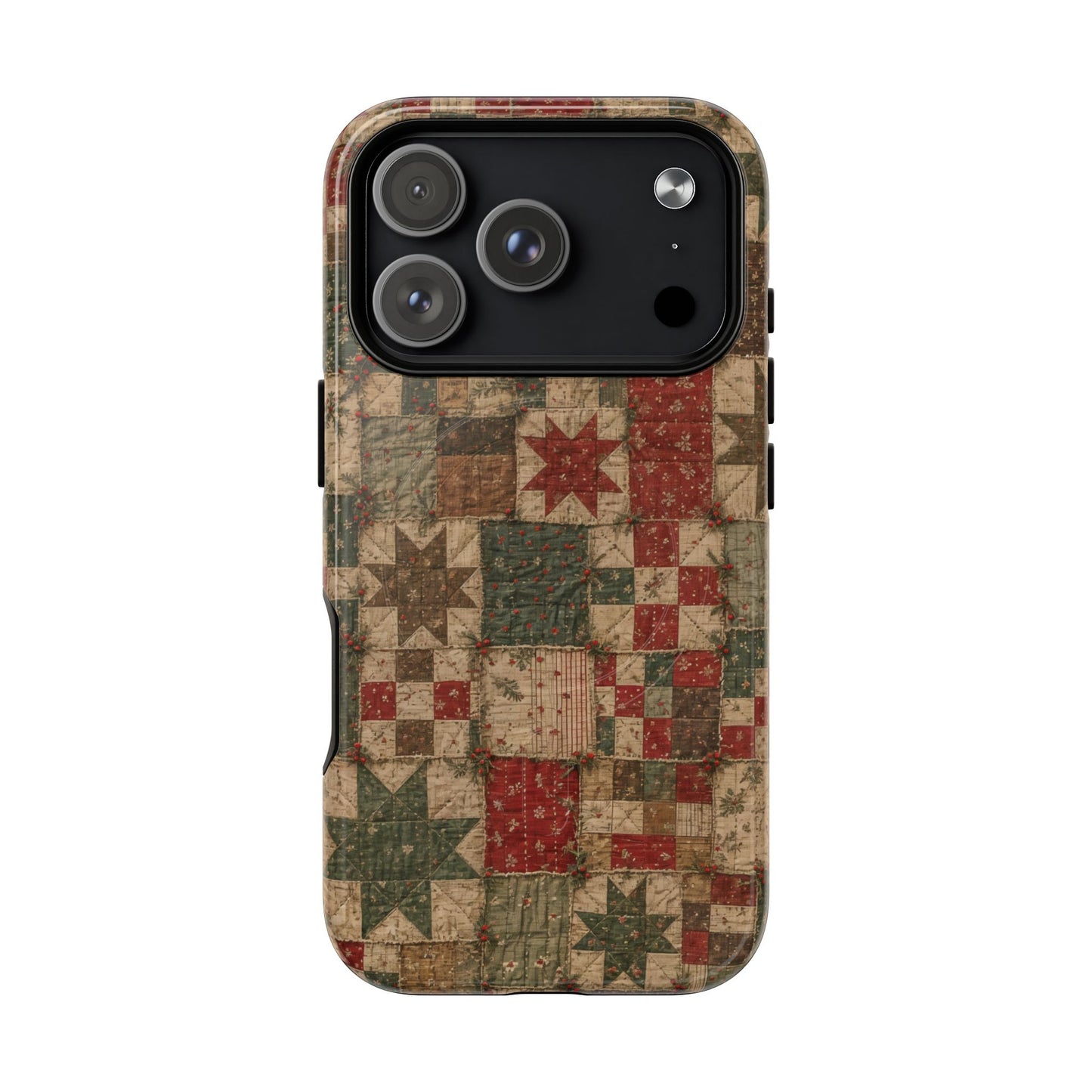Holly Quilt Magnetic Case