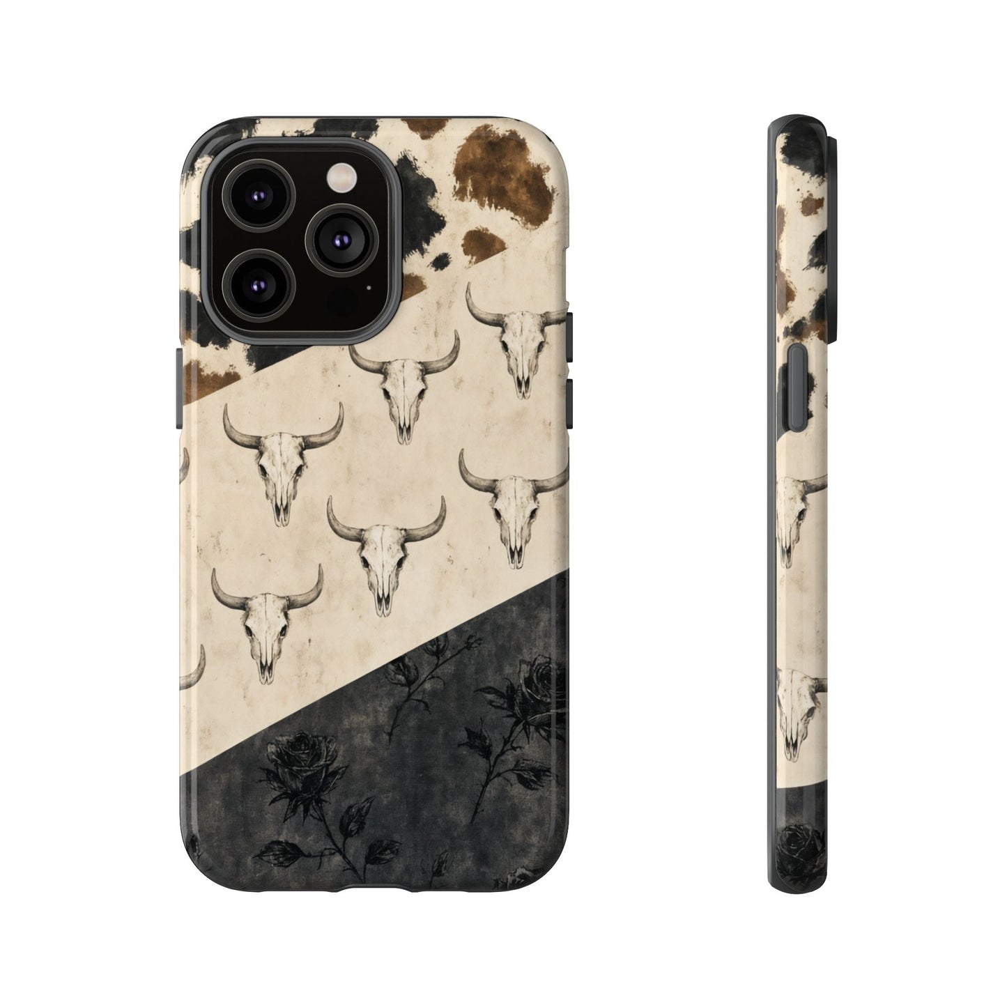 Bull Skull Rose Tough Case