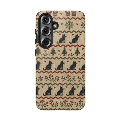 Black Cat Sweater Tough Case