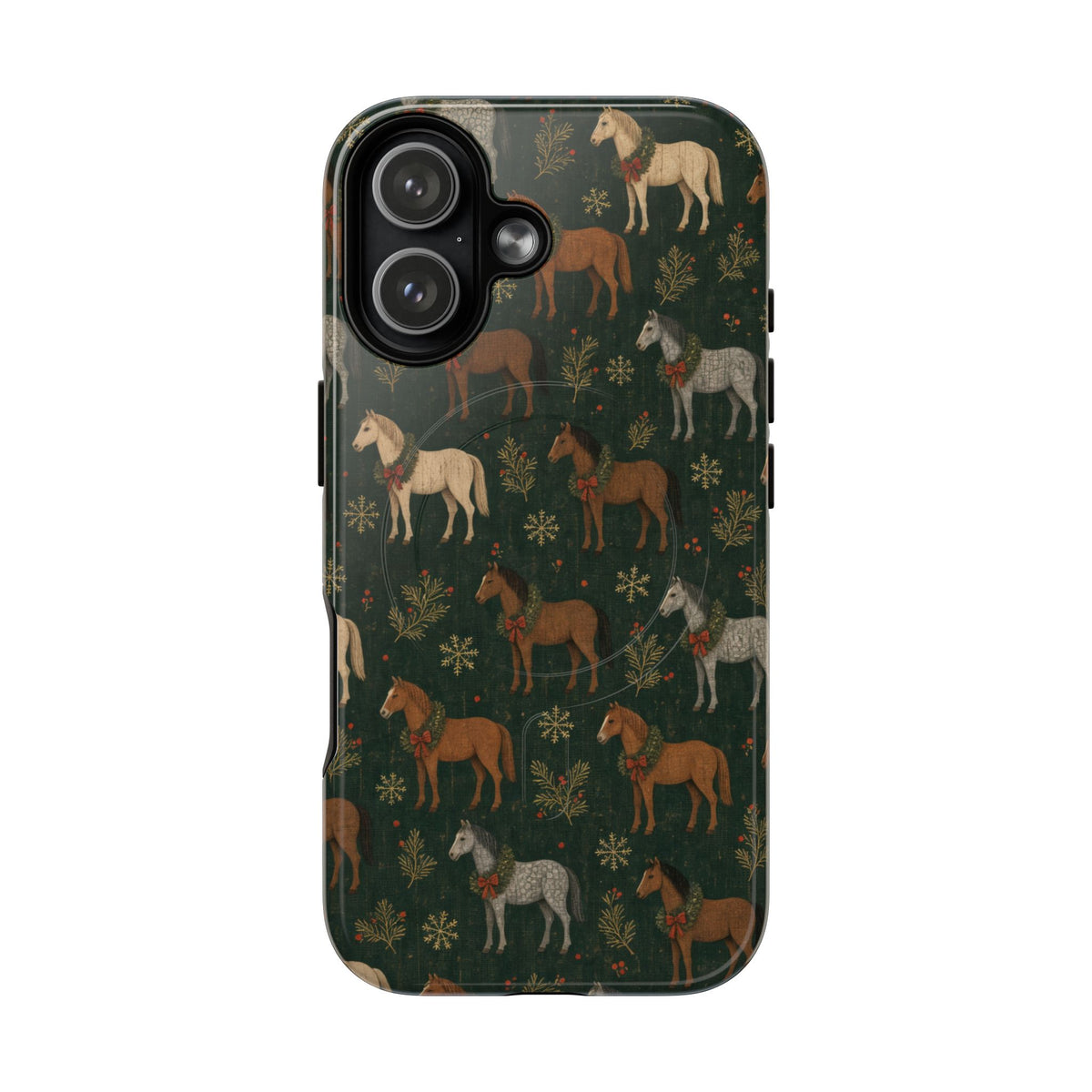 Wreath Horses Magnetic Case