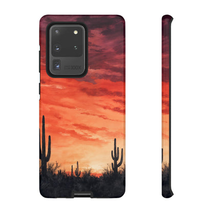 Desert Sunset Swaths Tough Case