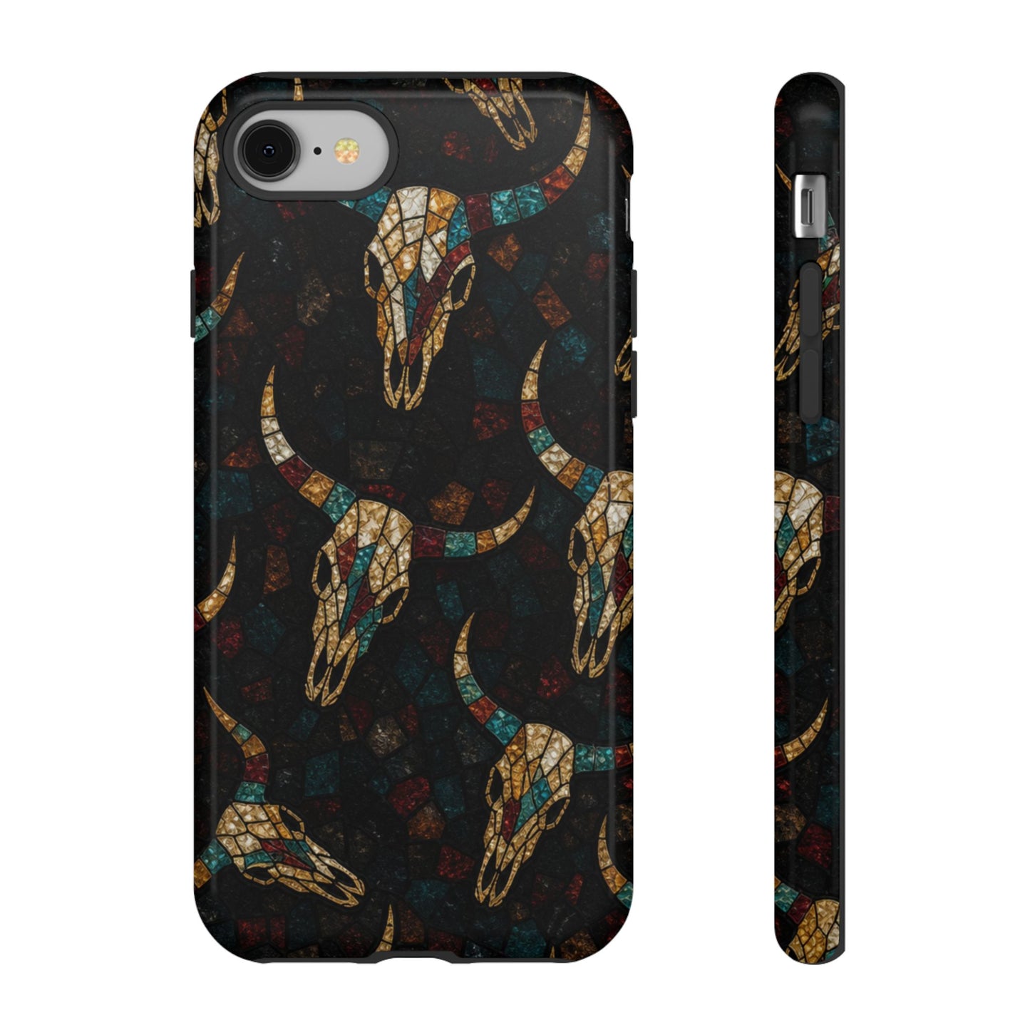 Stained Bull Skull Tough Case