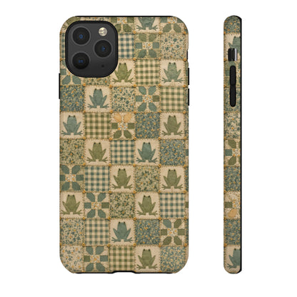 Frog Quilt Tough Case