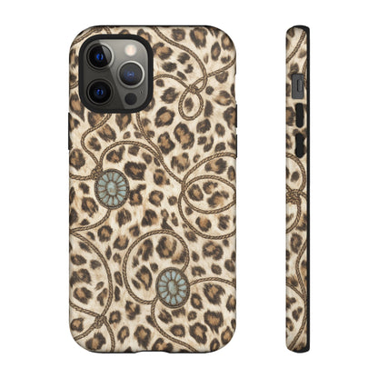 Leopard Rope Conchos Tough Case
