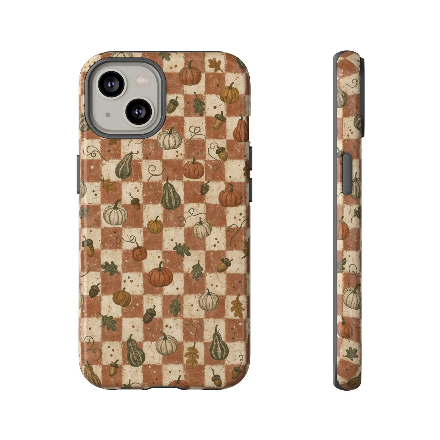 Pumpkin Checker Tough Case