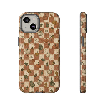 Pumpkin Checker Tough Case