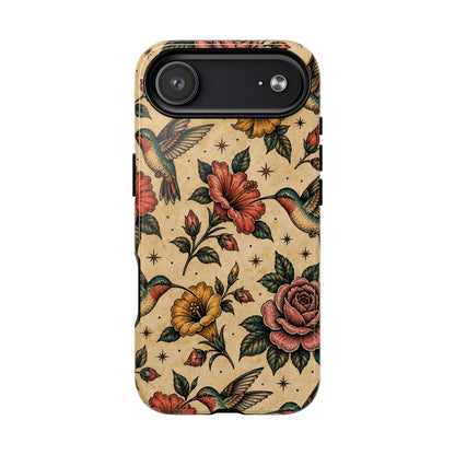 Hummingbird Rose Magnetic Case