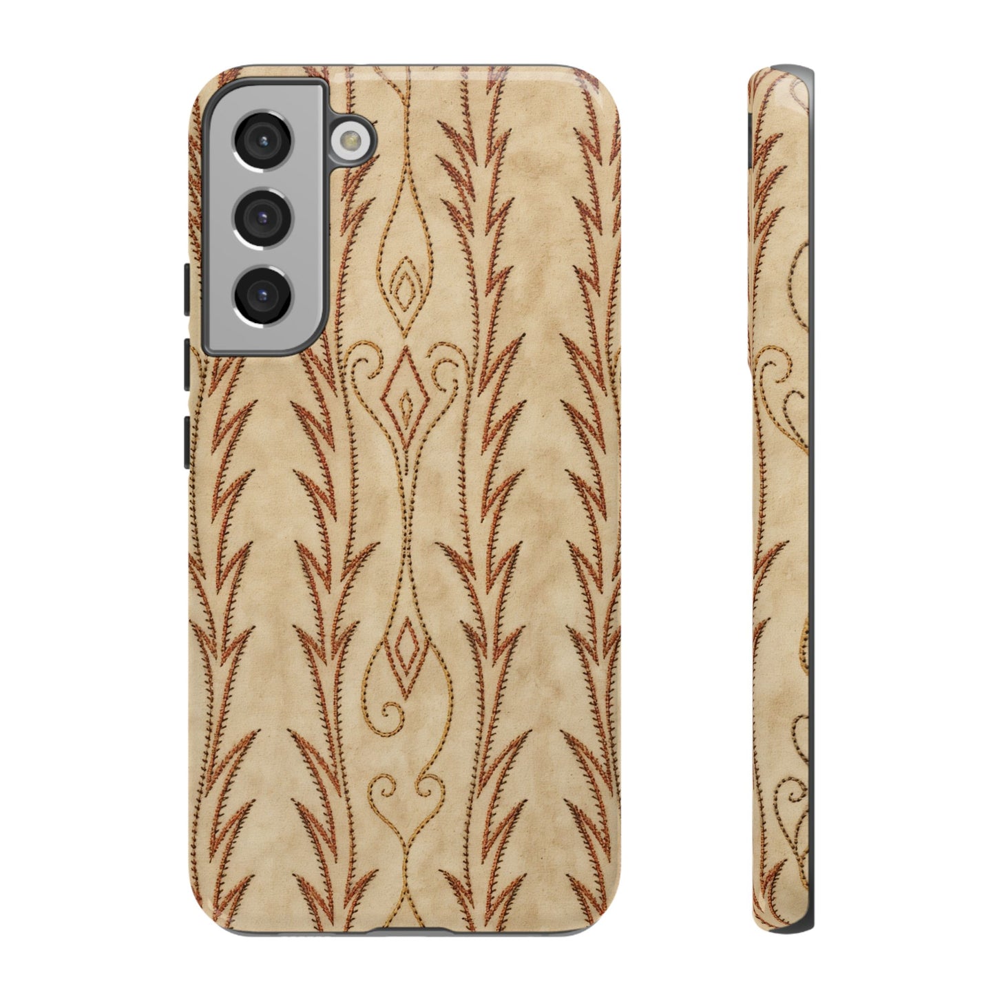 Boot Stitch Cream Tough Case