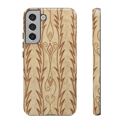 Boot Stitch Cream Tough Case