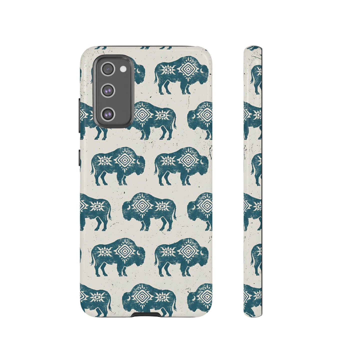 Teal Aztec Buffalo Tough Case
