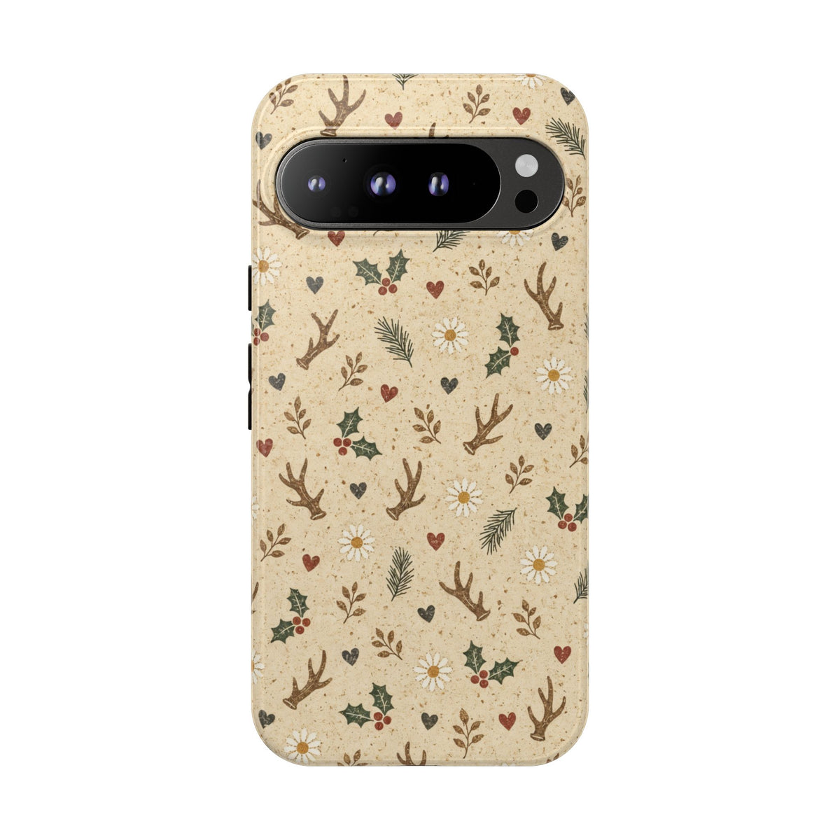 Antler Daisies Christmas Tough Case