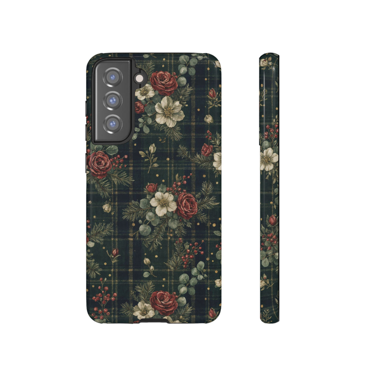 Tartan Roses Tough Case