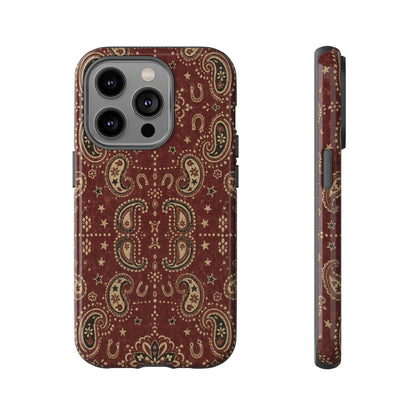 Burgundy Bandana Tough Case